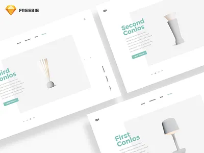 Clean Pages - Sketch FREEBIE download fashion free freebie lending lp pages ui uiux ux