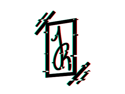 Old High School Logo Glitch Effect art artist artwork concept creative drawing graphicdesign illustration logo vector