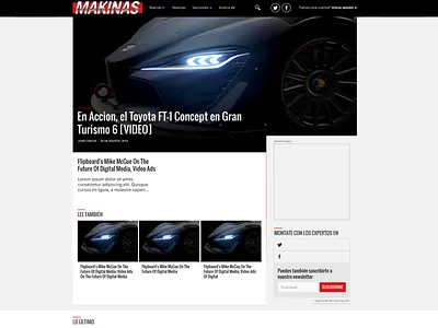 MAKINAS Redesign | Single (2014) blog cars redesign showcase vehicles