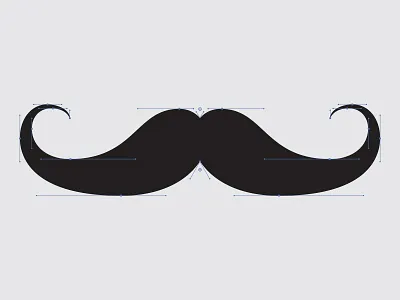 Handlebar Stache anchors bezier handlebars mustache