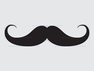 Handlebar Stache anchors bezier handlebars mustache