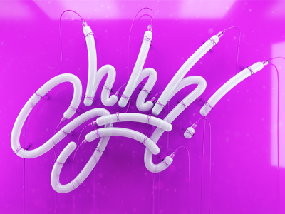 Shhhh! Shut the fuck up! You talk too much! 3d graphic design