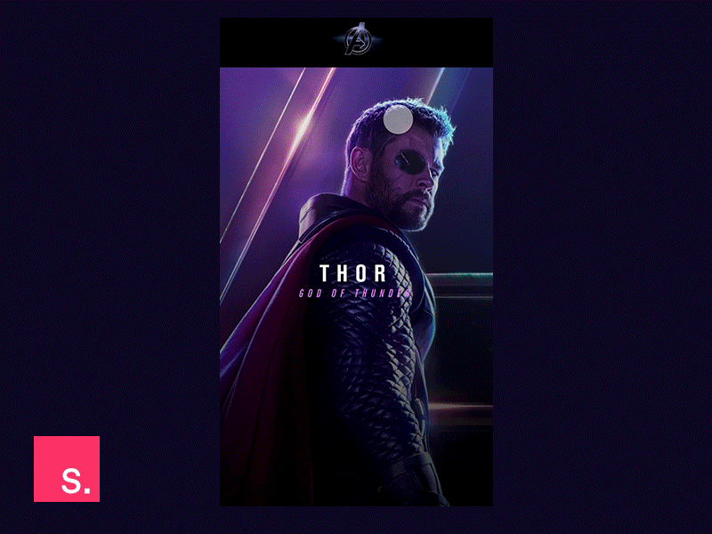 Invision Studio Jam app avengers invision jam marvel prototype scrolling studio