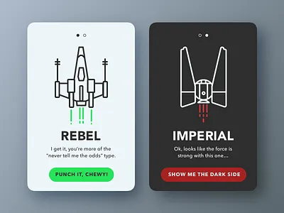 User Types design illustration star wars ui user ux vector