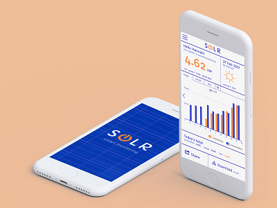 SOLR app application concept design graphic design ios logo typography ui ux