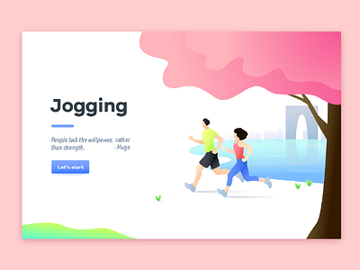 Jogging illustration