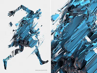 People from Jupiter 3d draw generative illustration jurek lines procedural
