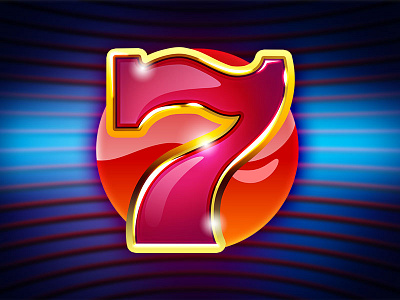 Symbol for videoslot game classic game glossy graphics vector video games