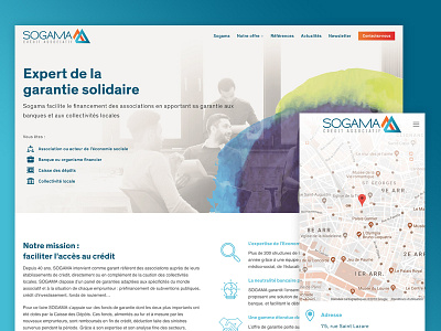 Sogama bank corporate financial responsive ui ux website