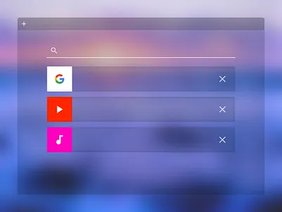 Neon Browser Concept browser concept home neon page