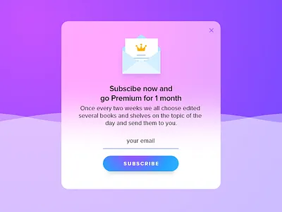 Daily UI #026 dailyui subscription
