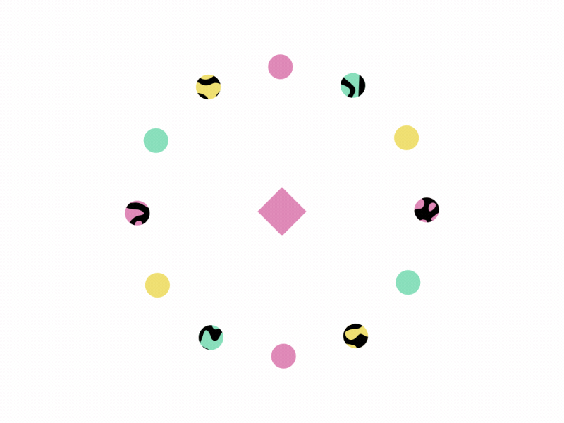 On Click animation bodymovin code javascript language learning playground shapes simple