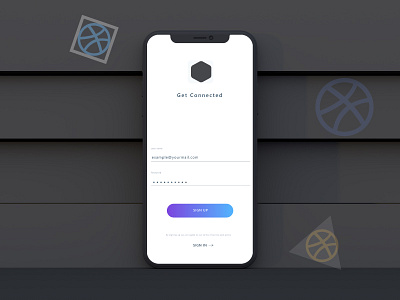 Sign up Screen UI ui ux