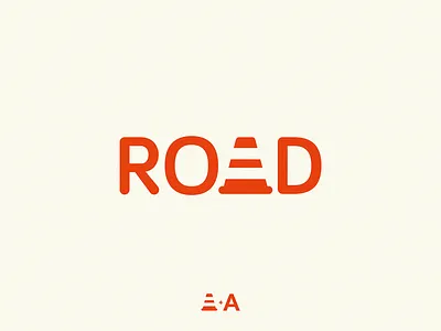 Road brand design icon logo yuro