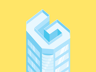 36 Days of Type - G 36days g 36daysoftype architecture building colour illustration shadow type vector window