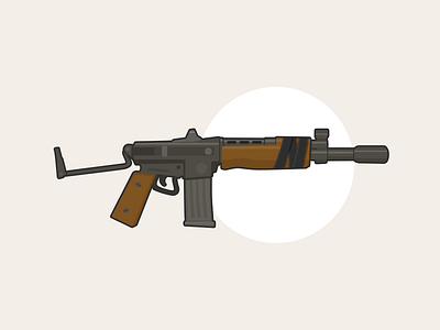 Fortnite Burst Rifle ak fortnite gun illustration rifle vector weapon