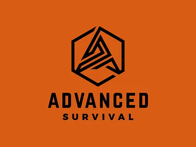Advanced Survival icon logodesign outdoors