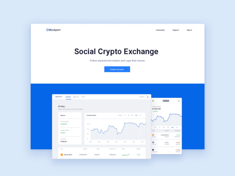 Homepage animations bitcoin blockchain btc crypto cryptocurrency ethereum header homepage litecoin token website