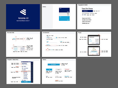 UI Styleguide in the works guide style