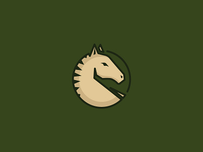 Horse animal head horse logo scredeck simple stallion