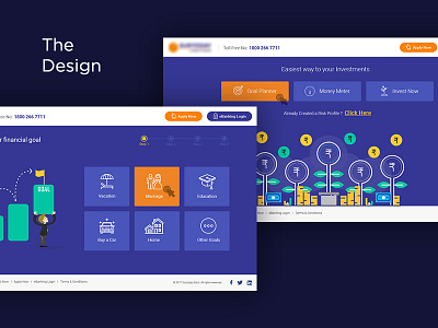 Goal Planner creation lead screens