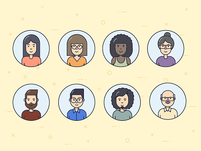 User Avatars Outline Fill