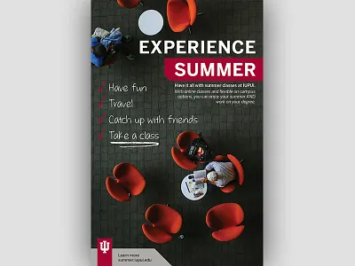 IUPUI Summer Classes Ad class education indiana indianapolis iu iupui summer summer classes