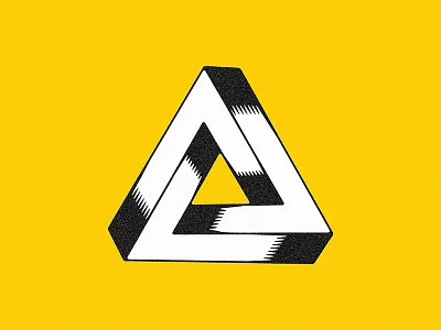 Penrose ampersand design graphic illustration logo mark type typography