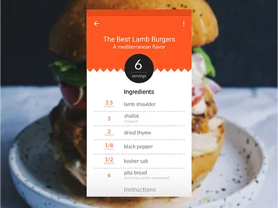 Daily UI #004 — Ingredients Calculator calculator challenge culinary daily dailyui food ingredients landing ui ui challenge ux