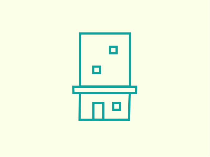 Preloader for an urban planning app animation gif preloader real estate shapes urban planning