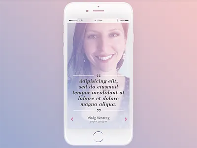 Daily UI 039 - Testimonials 039 daily ui full photo testimonial