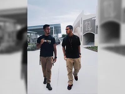 Freshmen Looking At Senior Picture art artist artwork concept creative design graphicdesign illustration logo poster sketch vector