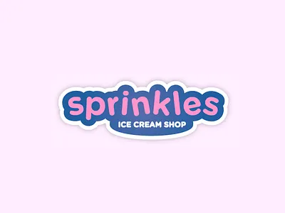 Sprinkles branding identity illustrator logo logos sprinkles thirty thirtylogos