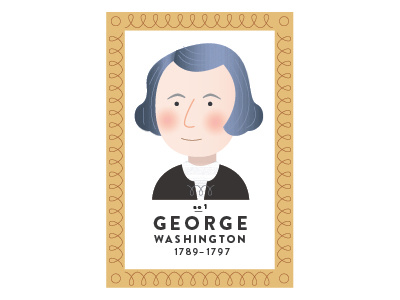 George Washington digital illustration