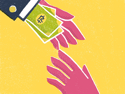 Deal astropad app digital illustration graphic illustration ipad money print texture