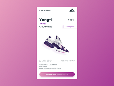 Yung-1 Pre-order adidas dragon ball flat mock up pre order ui yung 1