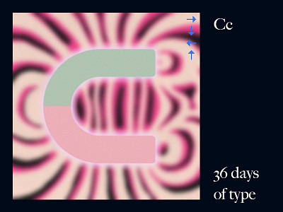 36 days of type: Cc 36 days of type c illustration letter magnet magnetic type