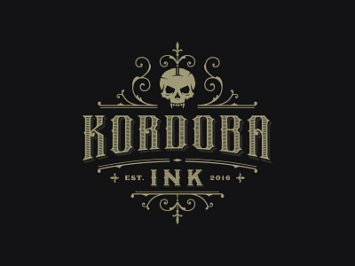 Kordoba Ink classic ink luxury ornaments skull sophisticated tattoo vintage