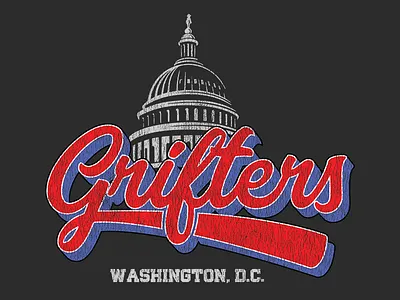 Washington DC Grifters baseball political retro shirt