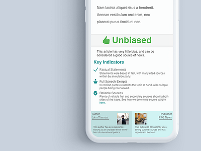 Bias Close-Up article bias news ui ux
