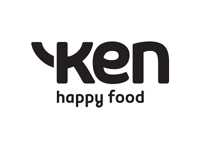 Ken happy food identitydesign logo packaging simplicity strongdesign water