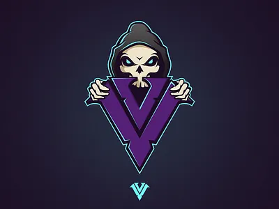 Vital Vengeance - Esports Mascot Logo esports esports logo grim reaper mascot mascot logo reaper mascot