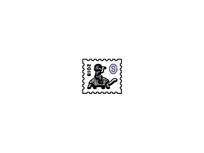 Turtle etching monogram search stamp turtle