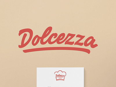 Dolcezza bakery confectionery kyrgyzstan lettering logo shift
