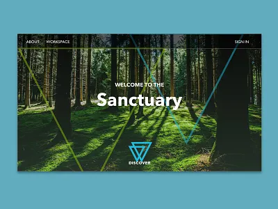 Landing Page - UI Challenge 003 dailyui home page landing page nature uxui web design