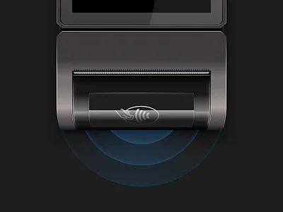 Pos Machine pay pos pos machine sketch top view xy