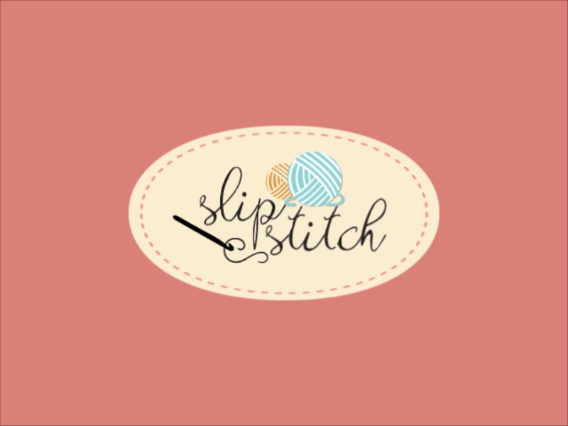 Stitch Slitch craft fashion graphic logo motion ui ux