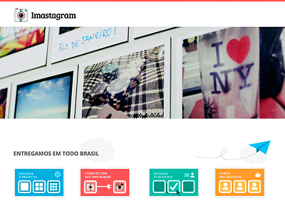 Imastagram design interface ux web