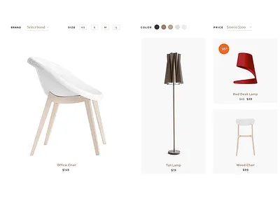 Chameleon Shop PSD Template Product collection design product psd shop template