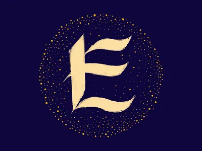 36 Days of Type - E 36 days of type e procreate